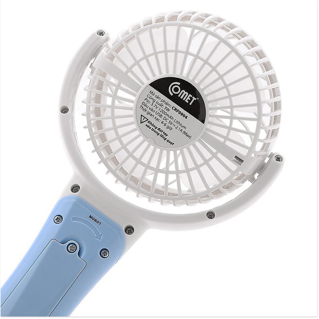 Quạt cầm tay tích điện Comet CRF0904 Điện Lực - Điện Lực