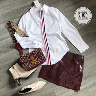Áo sơ mi viền sọc