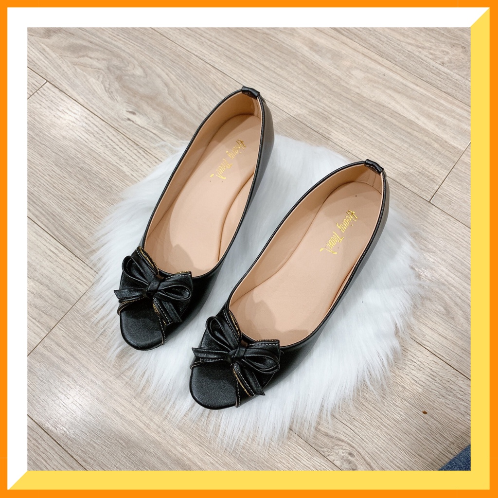 [Có bigsize 40-41] Giày Cao Gót, Giày Đế Vuông Hở Mũi Da Mềm Gót Vuông 3cm. Giày Hoàng Thanh G1 Nâu