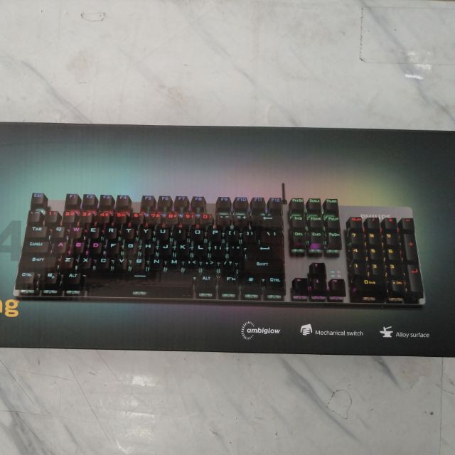 [Mã 33ELSALE hoàn 7% đơn 300K] Bàn Phím Cơ Gaming Philips SPK8404/ G404 LED RGB - HÀNG CHÍNH HÃNG