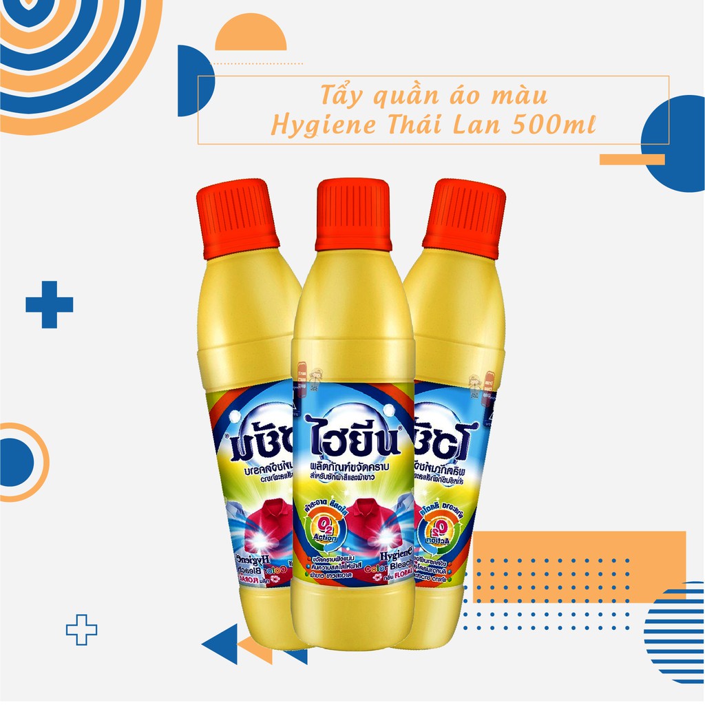 Nước tẩy quần áo màu Hygiene Thái Lan 500ml