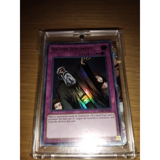 Thẻ trò chơi yugioh Solemn Judgment