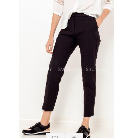 Quần Tây BBTHREE Xanh Navy Dài Co Giãn - 2445- Ống 17cm ( Ảnh thât xin đừng hỏi cho hình chụp cận cảnh,)