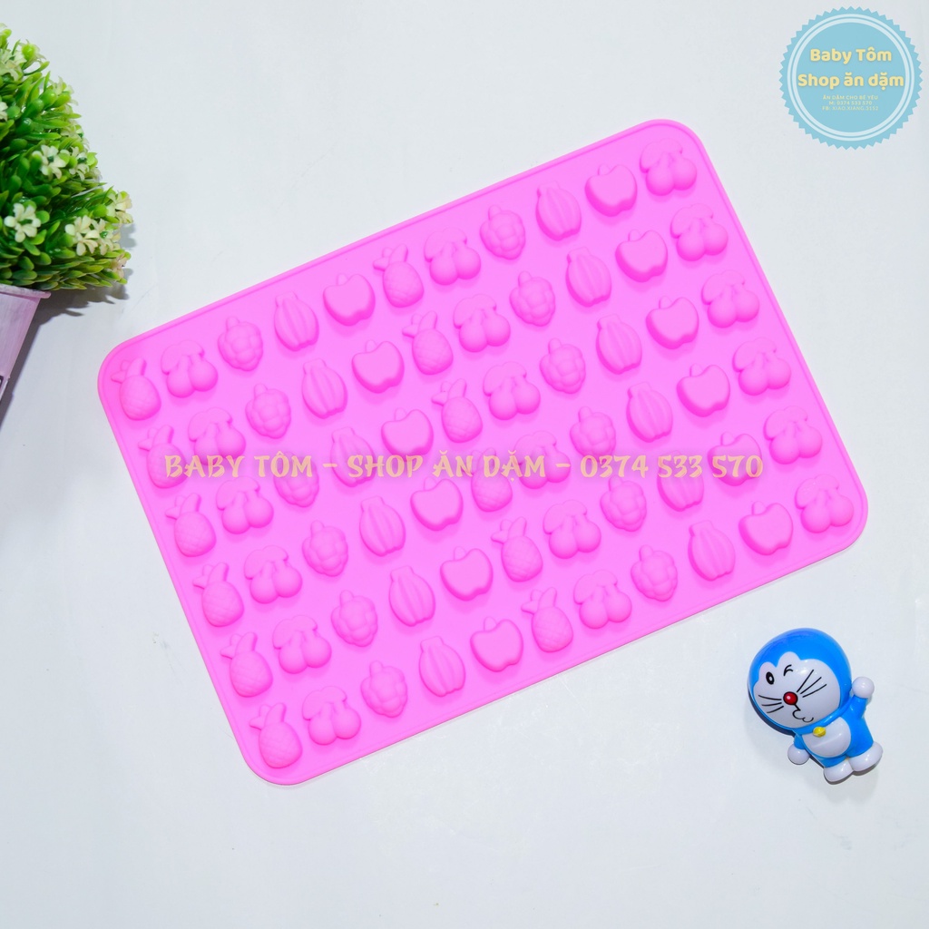 Khuôn kẹo Chip Chip silicon cho bé ăn dặm NPP Baby Tôm