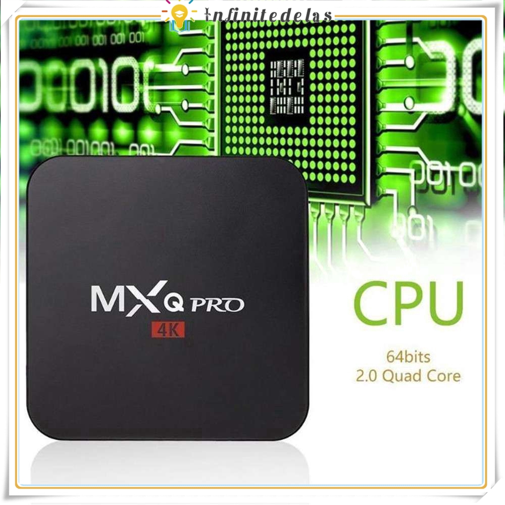 Hộp chuyển tivi thường thành tivi thông minh MXQ-Pro RK3229 Ultra HD 4K với bộ nhớ 1GB RAM 8GB ROM
