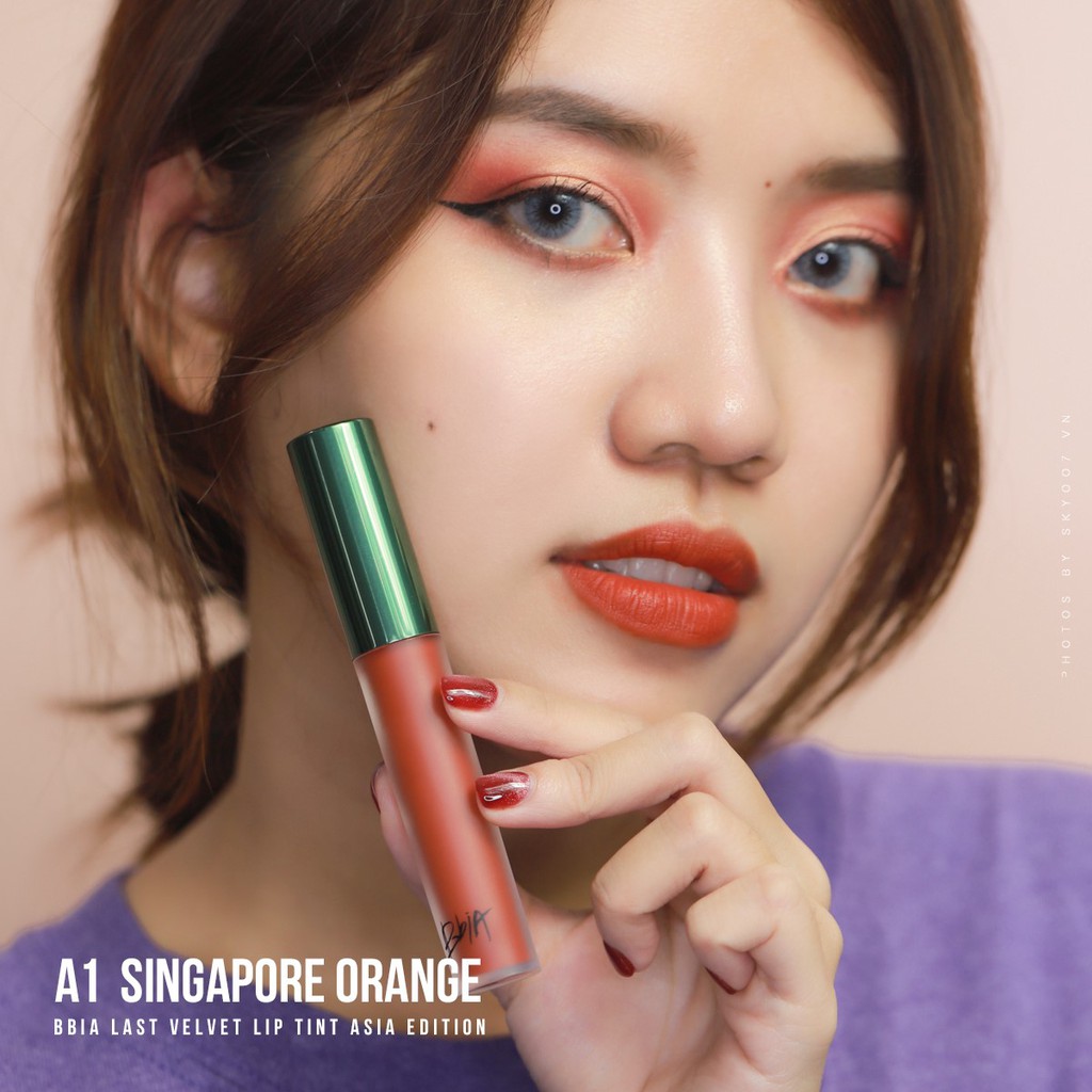 (Chính Hãng) Son Kem BBia Last Velvet Lip Tint #A1 Cam Đất