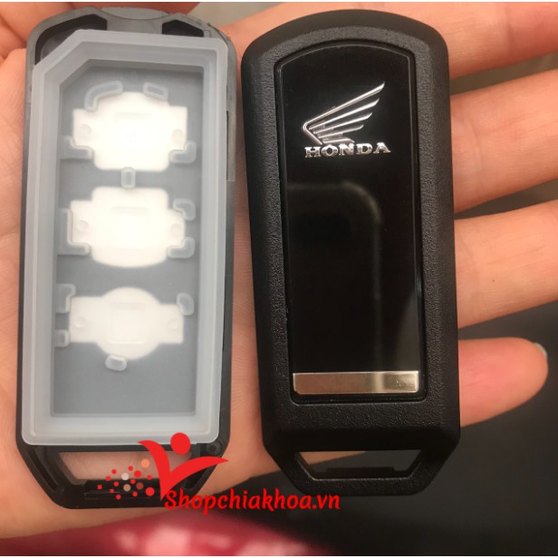 Vỏ chìa khóa xe máy Honda thông minh SH có đầy đủ nút kèm theo