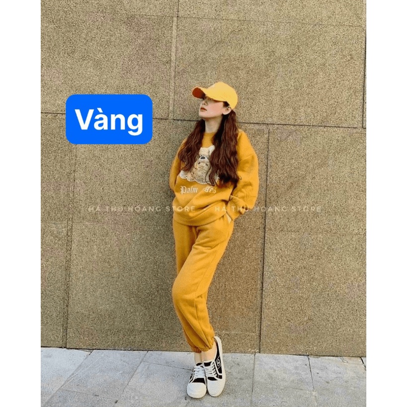 SÉT BỘ NỈ DÀI NỮ ĐI CHƠI SIÊU HOT CỰC CHANH SẢ