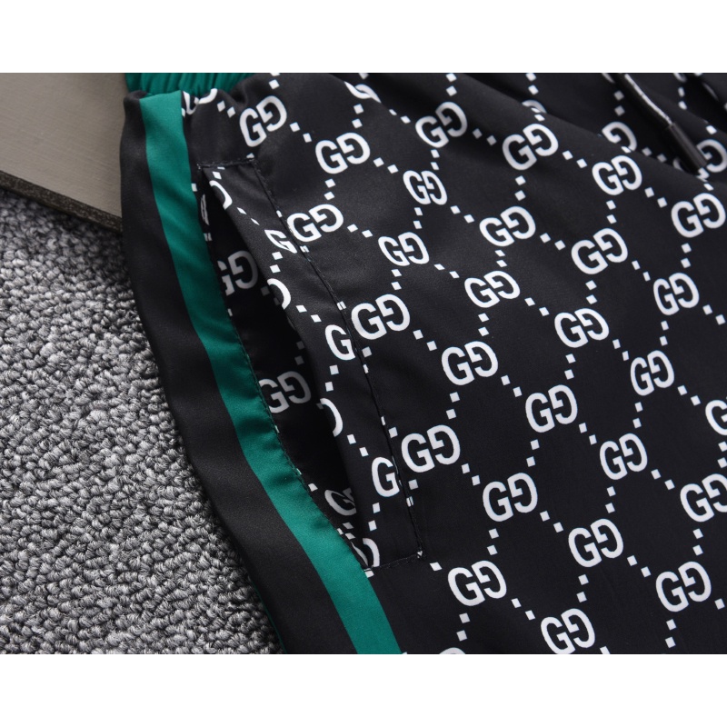 Quần Short Dây Rút In Họa Tiết Gucci Thời Trang Xu Hướng Cho Nam