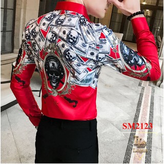 Áo sơ mi họa tiết ver SM2123