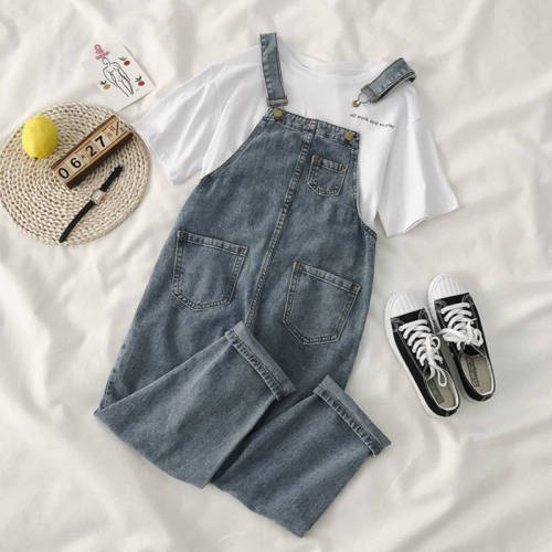 SUXI Quần Jean Lưng Cao Kiểu Hàn Quốc