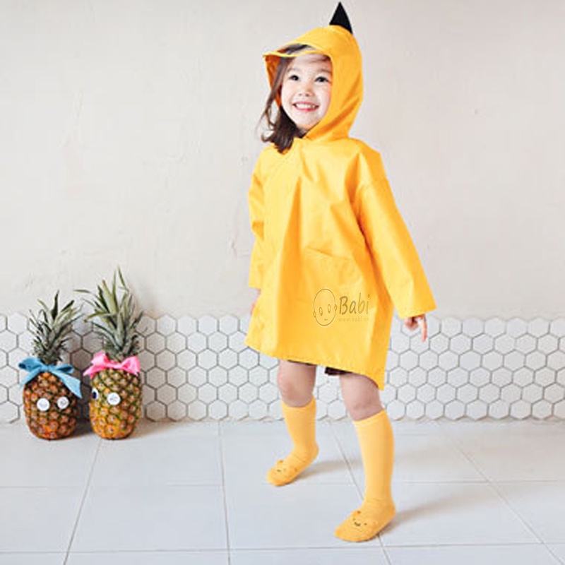 Áo mưa khủng long cho bé