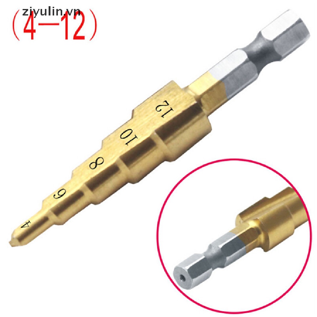 Mũi Khoan Lỗ Bằng Thép Gió HSS Kích Thước 4-12 / 20 / 32mm