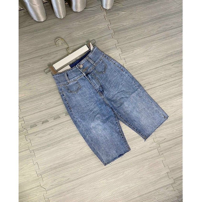 [ TÓM TÉM ] QUẦN JEANS NGỐ SKINNY GIÃN LỬNG NỮ LƯNG CAO 2 NÚT 2 TÚI NẮP LAI TUA CO GIÃN ĐỦ MÀU XANH NHẠT, XANH ĐẬM, XÁM