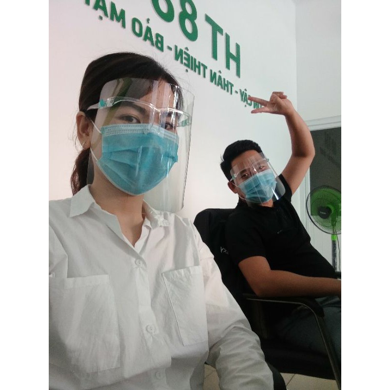 Face shield kính phòng hộ chống giọt bắn. [Nón Chống Dịch]Bụi có gọng cao cấp phù hợp mọi lứa tuổi | BigBuy360 - bigbuy360.vn