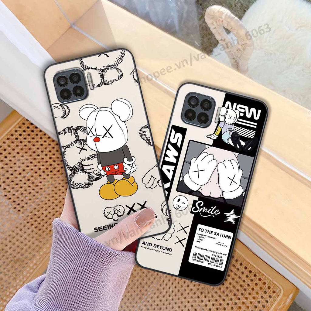 Ốp Oppo A73 / A93 be@r brick mars thời trang, ốp lưng điện thoại viền dẻo siêu chất