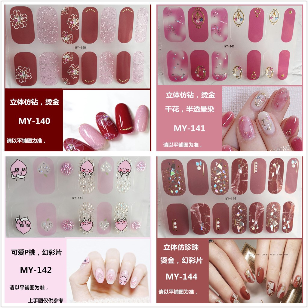 Hình Dán 3d Trang Trí Móng Tay Nghệ Thuật Đính Đá My127-144 Chất Lượng Cao
