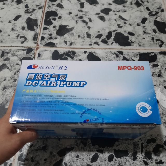 MÁY TẠO OXY BẰNG BÌNH ACQUY 35W RESUN MPQ 903