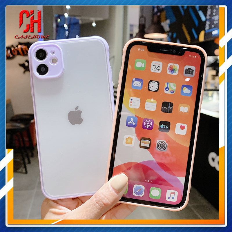 Ốp điện thoại màu kẹo cho IPhone 11 6 7 6S 8 Plus 12 mini 12 pro max X Se 2020 IPhone 11  PRO MAX XR XSMAX 6Plus 7Plus 6 Plus 8 Plus XS | BigBuy360 - bigbuy360.vn