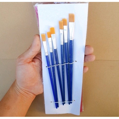 ( 10 Bộ ) Cọ Vẽ Màu Nước 1 Bộ 6 Cây Kích Cỡ Khác Nhau Camshop