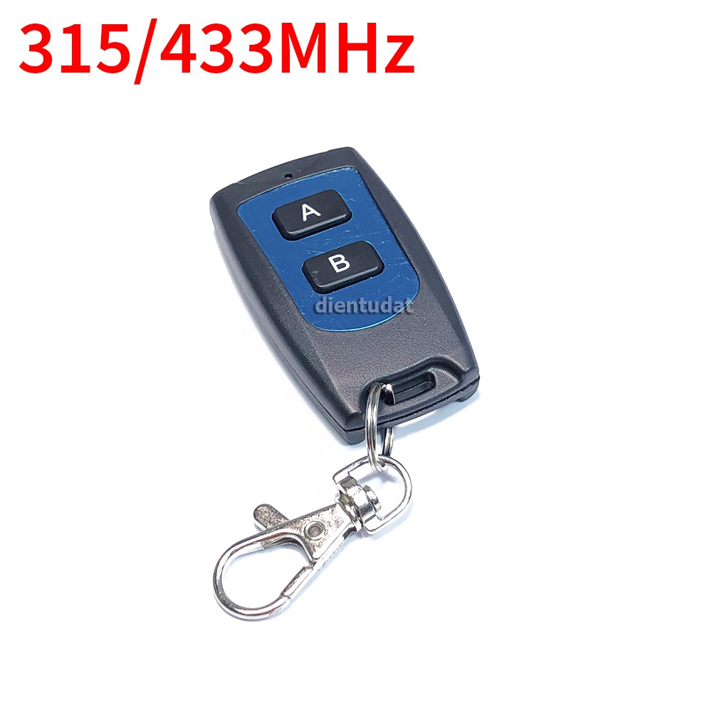 Remote 2 Nút 315/433MHz - Mã Học Learning Code WT027