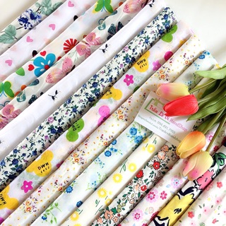 V218🌈 VẢI TWILL HOẠ TIẾT TONE SUR TONE MAY ĐỒ CHO TRẺ EM, DOLL, OBITSU, DIY, DECOR, HANDMADE, QUILTING, SCRUNCHIES....