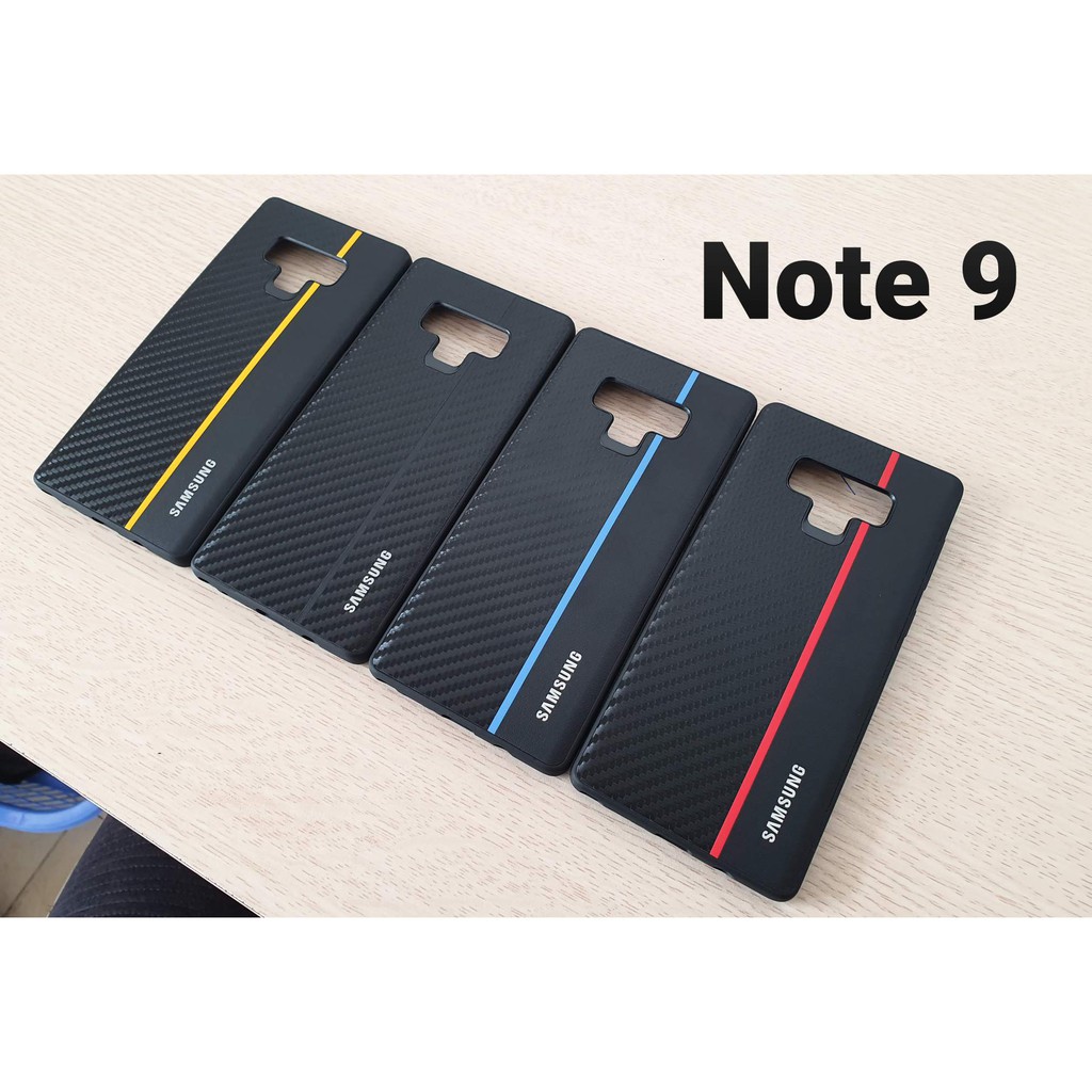 Ốp Samsung Note 8,Note 9, Note 10 plus, S8, S10, S10 Plus vân Carbon