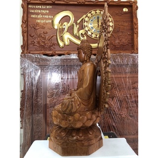 Phật A Di Đà Gỗ Hương Cao 50 cm