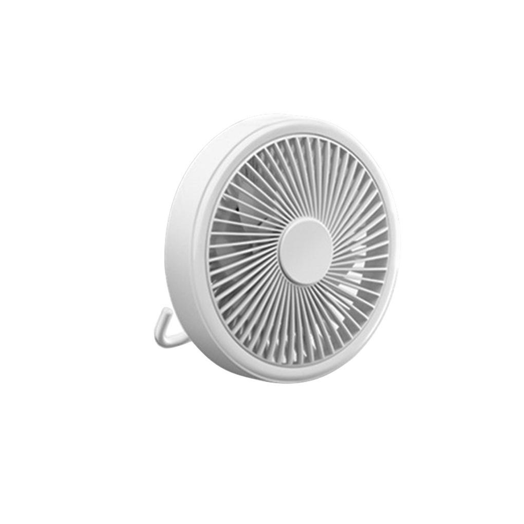 Quạt Làm Mát Không Chổi Than 2000mAh 360 Độ Chạy Bằng Pin Nhỏ Gọn Yên Tĩnh