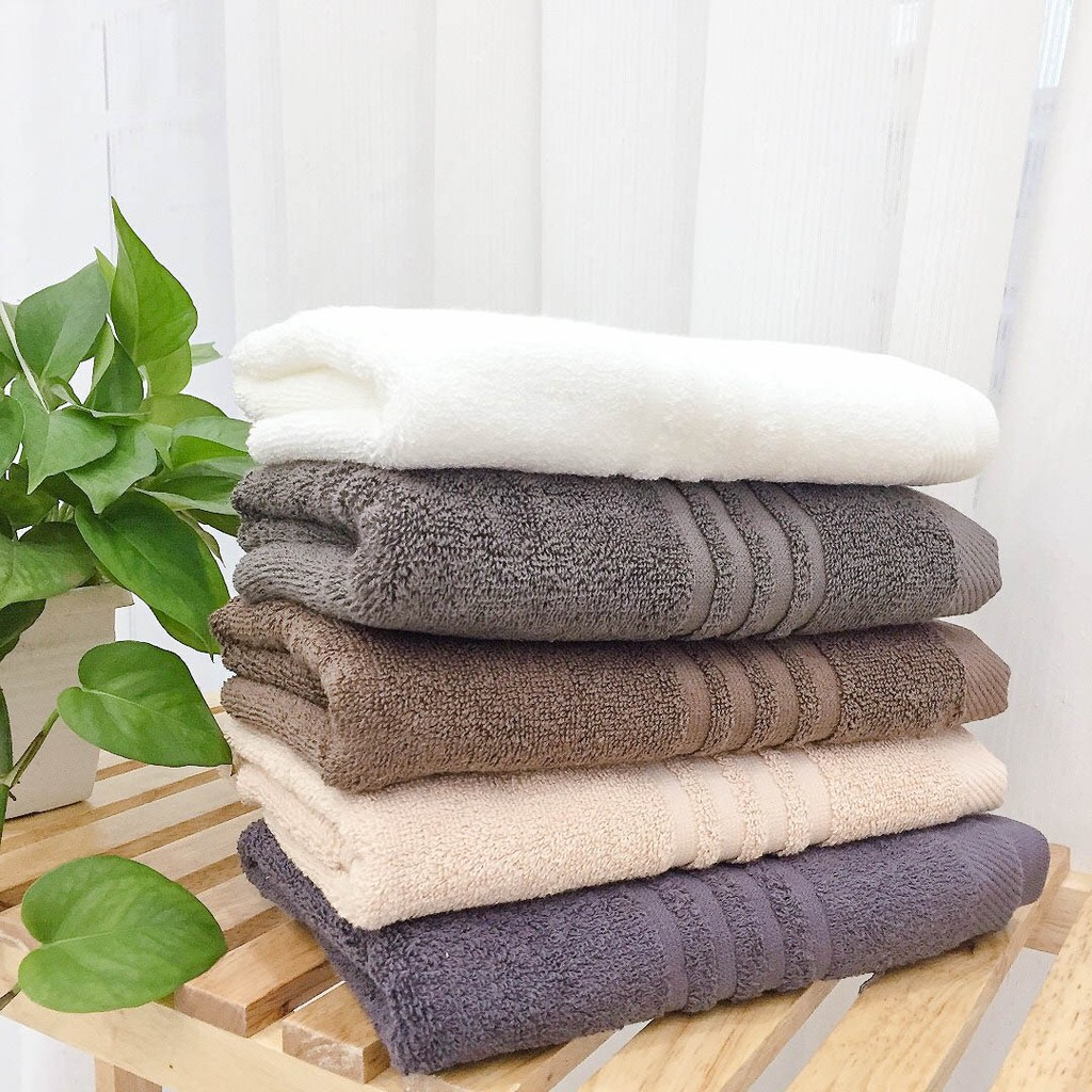 [SHOPEE TRỢ GIÁ ] 3 KHĂN COTTON CỠ TRUNG XUẤT HÀN ( HOTEL & SPA TOWEL - 한국 수출 호텔 타올 - KHĂN KHÁCH SẠN VÀ SPA CỠ TRUNG )