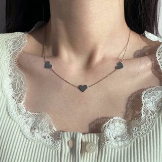 vòng cổ Choker Mặt Trái Tim Thời Trang Cho Nữ