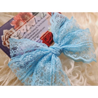 Cặp nơ ren handmade