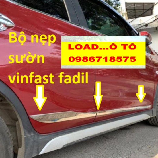 Nẹp Sườn Vinfast Fadil 2022-2019 Mạ Crom Cao Cấp