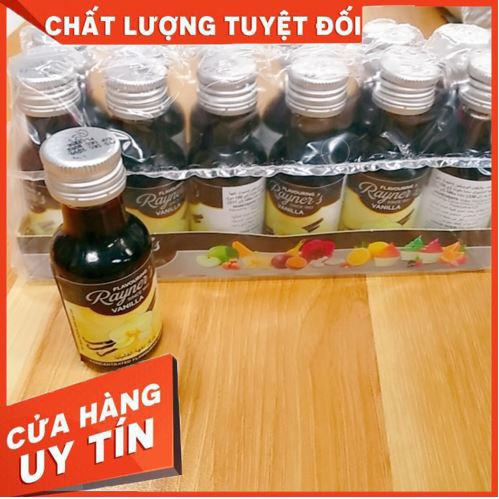 Tinh dầu vani Rayner’s 28 ml [CHÍNH HÃNG] hương vani nguyên liệu tao hương vị trong pha chế nấu ăn làm bánh...