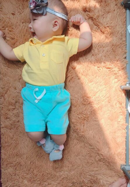 Xả kho áo polo quần đùi cho bé