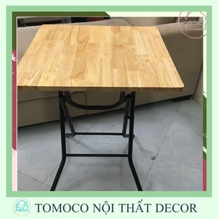 Bàn ăn gỗ cao su nguyên chất giá rẻ đẹp kích thước 6070