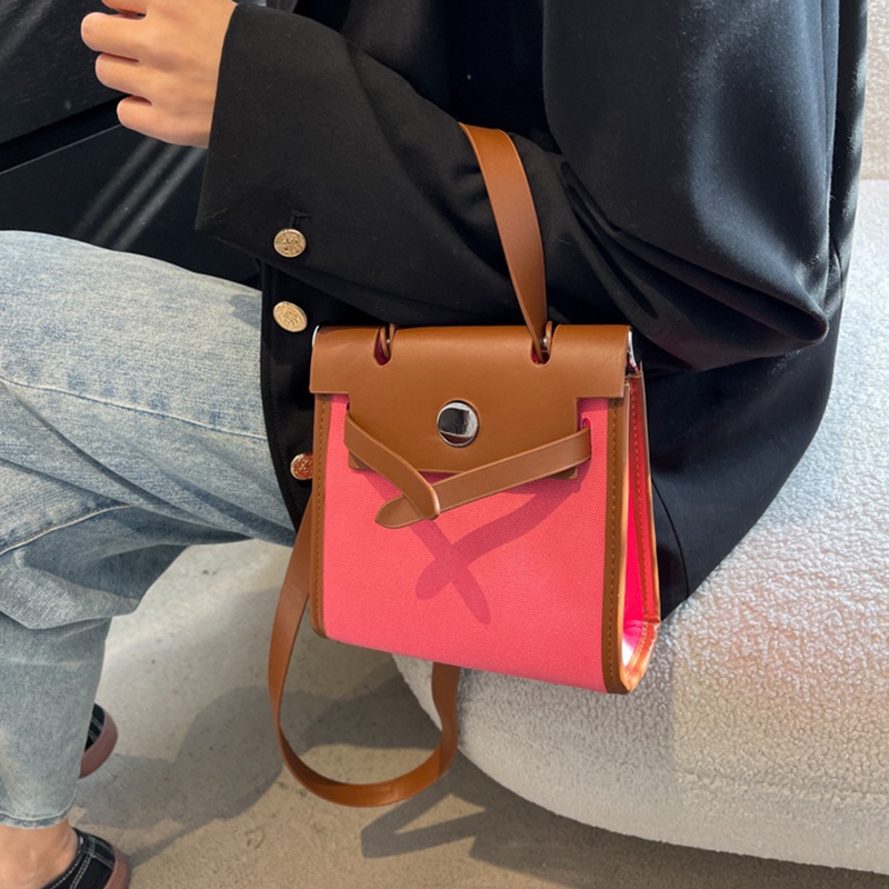 Túi đeo vai IELGY hình vuông cỡ nhỏ màu sắc thời trang phong cách Anh Quốc dành cho nữ