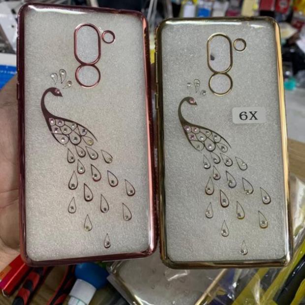 Ốp lưng Huawei GR5 2017 dẻo xi in hình đính đá
