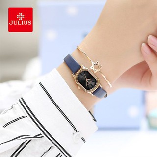 [Julius Mall Store] Đồng hồ nữ Julius JA-1112 dây da
