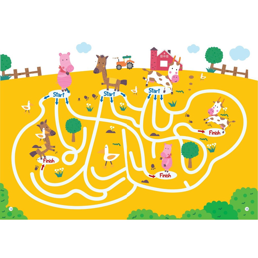 Sách - Rèn Luyện Trí Thông Minh - Trò Chơi Mê Cung - Phát Triển Tư Duy ( Bộ 2 Cuốn)