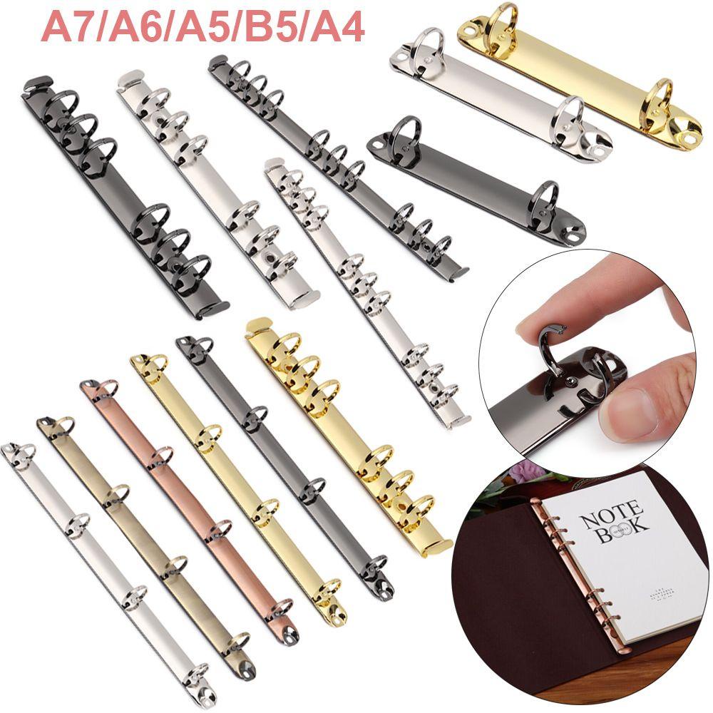PISTA Kẹp Cố Định Sổ Tay Bằng Kim Loại Nhiều Màu Tiện Dụng DIY