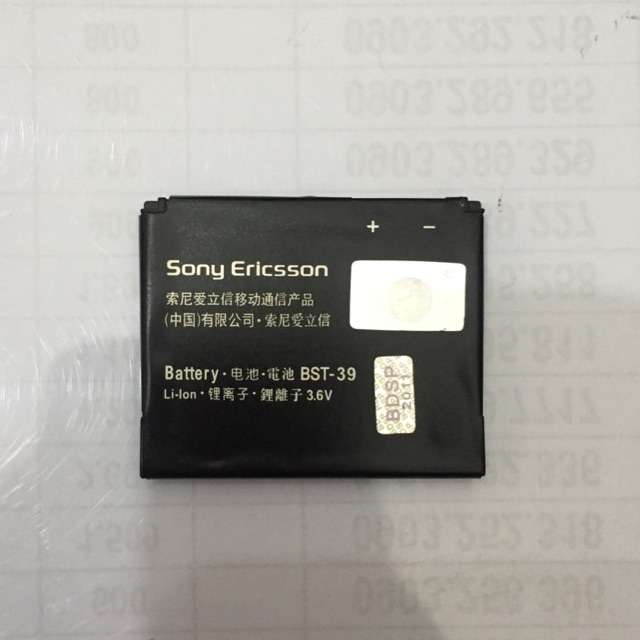 Pin Sony BST-39