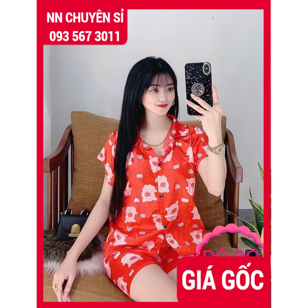 ĐỒ BỘ PHI BÓNG QUẦN ĐÙI IN HÌNH XINH ⚡ẢNH SHOP CHỤP⚡ ĐỒ BỘ NGỦ ĐÙI NỮ