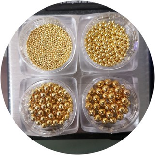 Bi Sắt Đính Móng Màu Vàng Gold