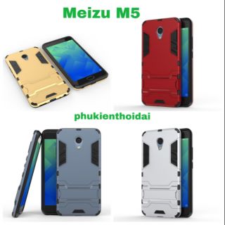 Meizu M5 - Ốp lưng chống sốc Iron Man cao cấp
