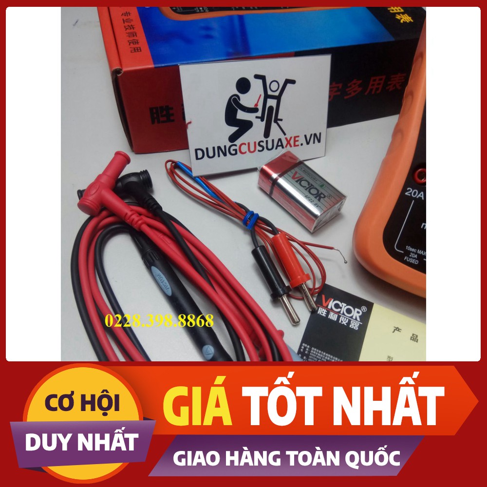 [HÀNG CHÍNH HÃNG] [ ẢNH THẬT]    Đồng Hồ Kỹ Thuật Số Victor 890 C+ Hiển Thị Led Siêu Bền   [CHO KHÁCH XEM HÀNG]