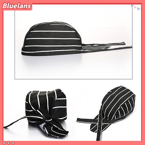 Bluelans♡ Mũ Đầu Bếp Chuyên Nghiệp Hình Đầu Lâu Cướp Biển