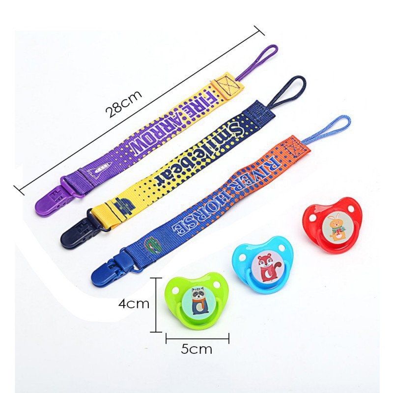 Dây đeo và núm ti đáng yêu cho bé