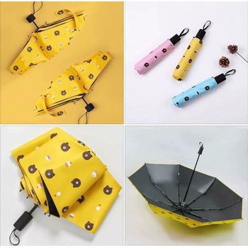 Dù Xếp Gọn Hình Gấu BROW Dễ Thương
