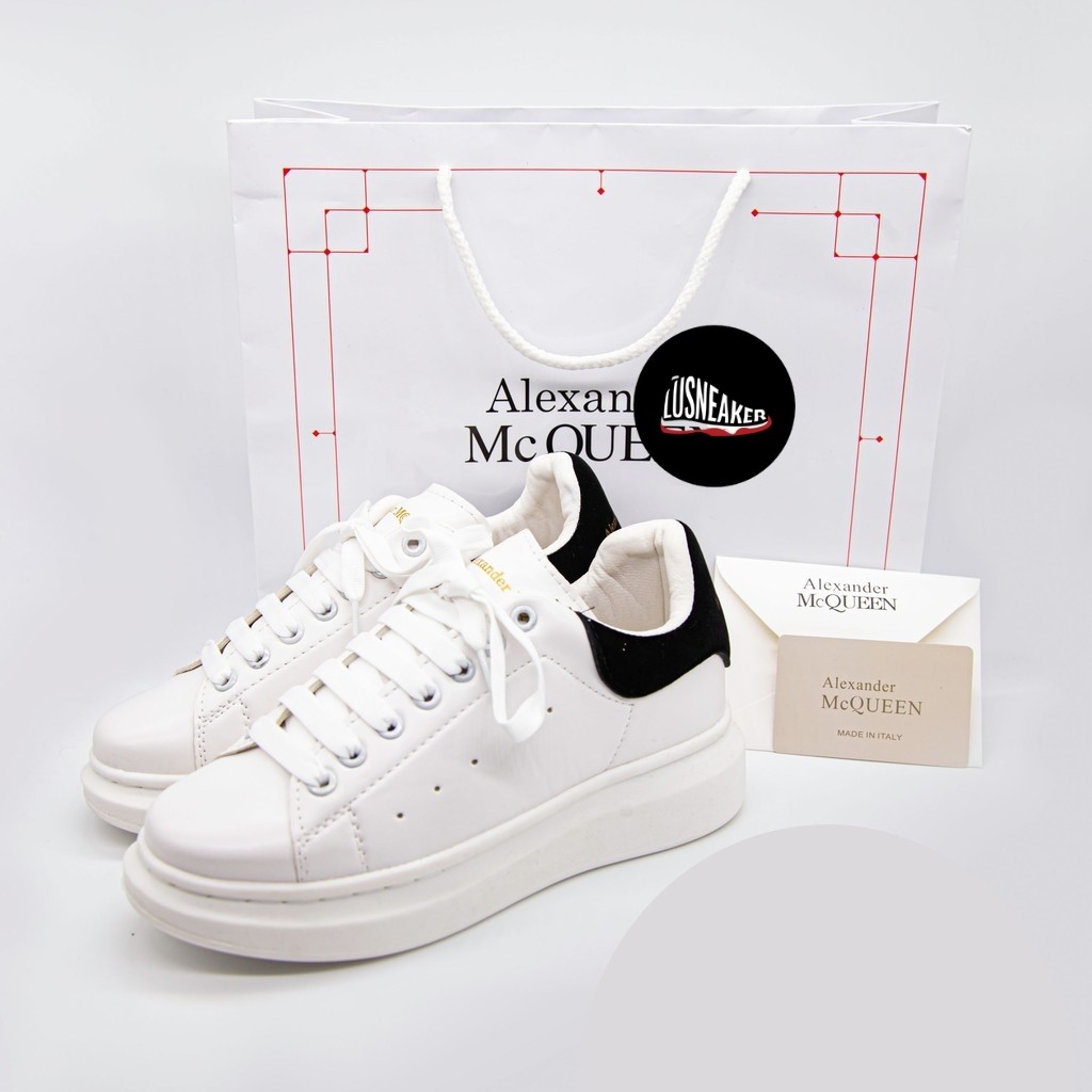 Giày MCQ Gót Đen 🏆HOT TREND🏆 Giầy Thể Thao gót nhung /Sneaker Nam Nữ Đủ Size full box bill | BigBuy360 - bigbuy360.vn